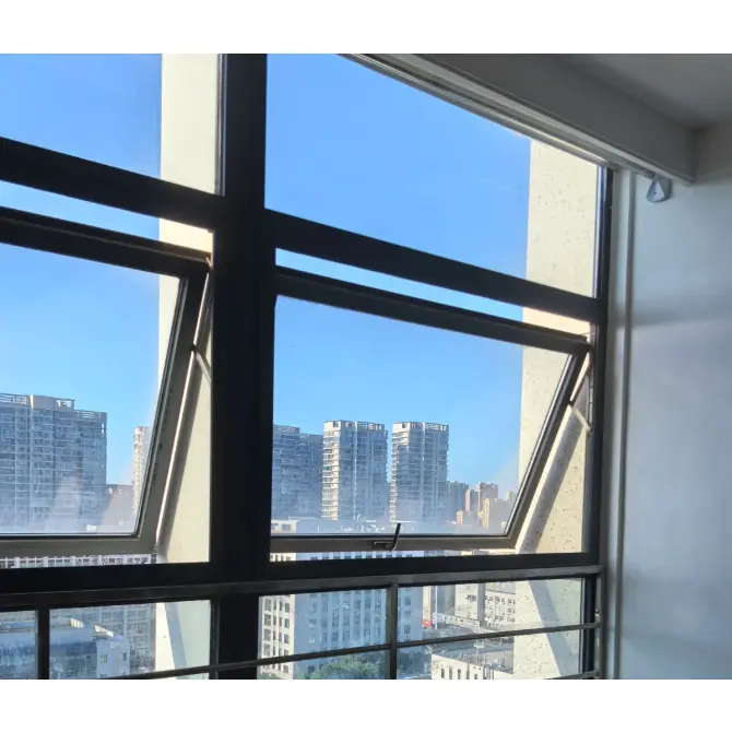 Okna otevíraná ven z hliníkové slitiny